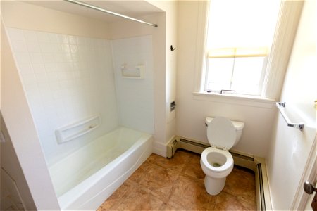 Housing improvement project goal 3 - Soap Suds Row housing: before bathroom (1)
