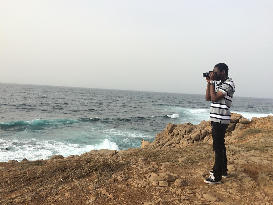 Photo photographer beach