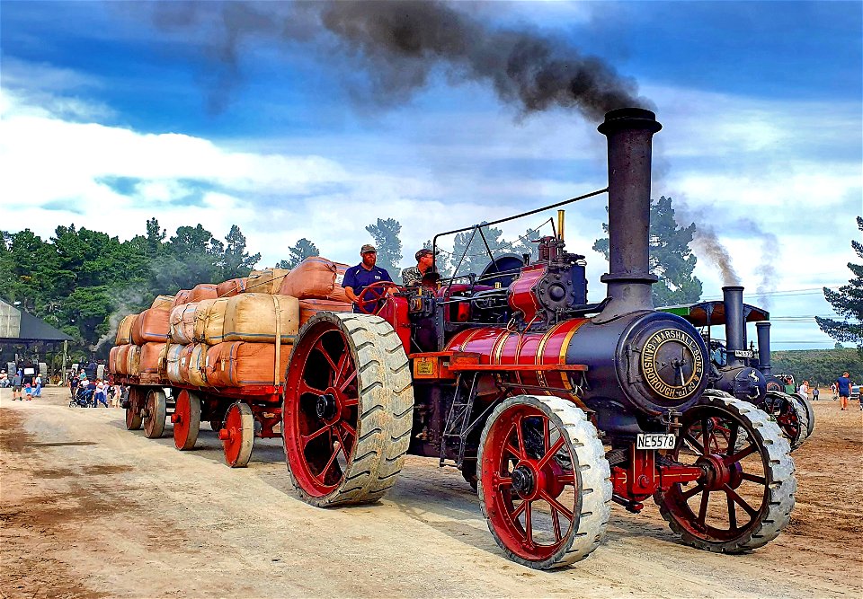 Marshall traction engine