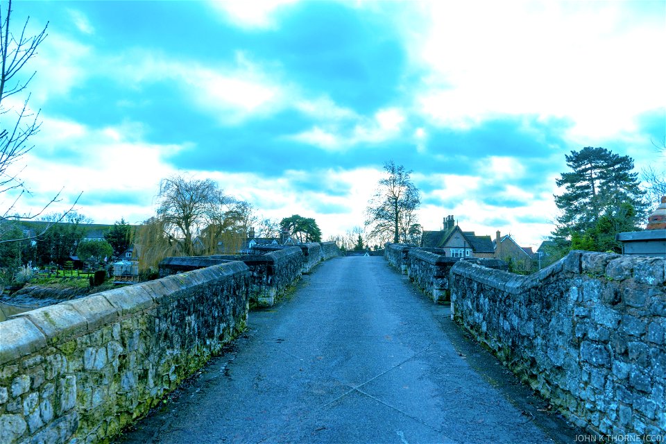Aylesford Medieval Bridge in Winter