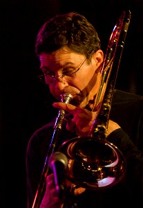 Marty Ehrlich & Ray Andersen Quartet 10 maart 20211 Schuttershof Middelburg - Ray Anderson