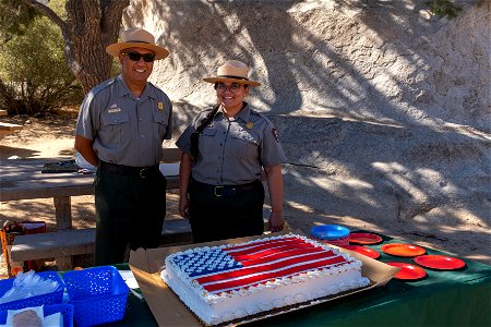 Park Rangers at the Naturalization Ceremony