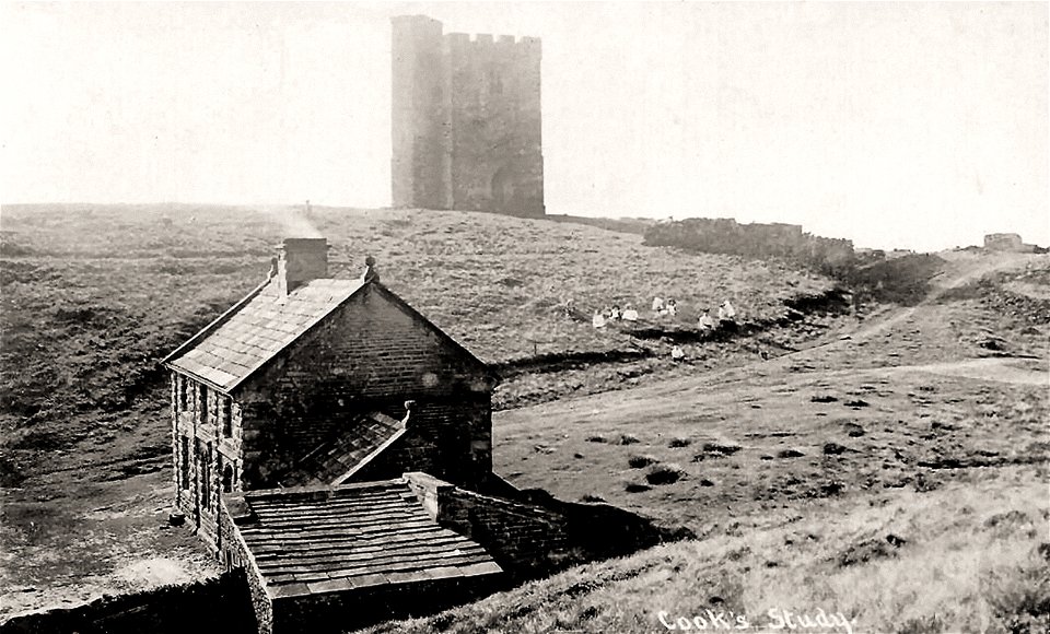 undated photograph of Cook's Study, Holmfirth