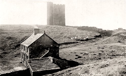 undated photograph of Cook's Study, Holmfirth