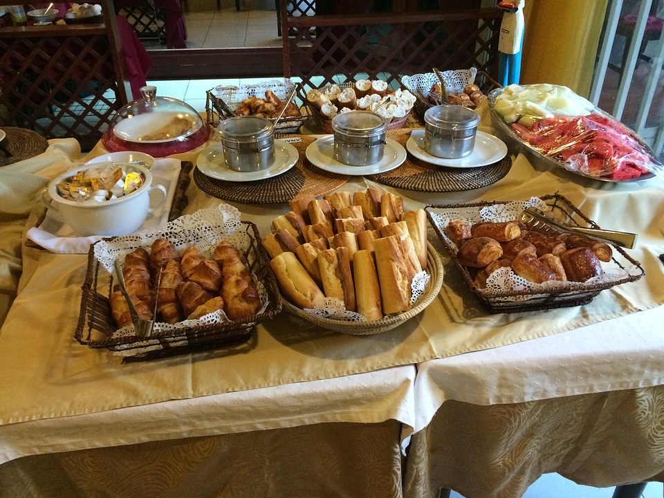 Beakfast croissant bread