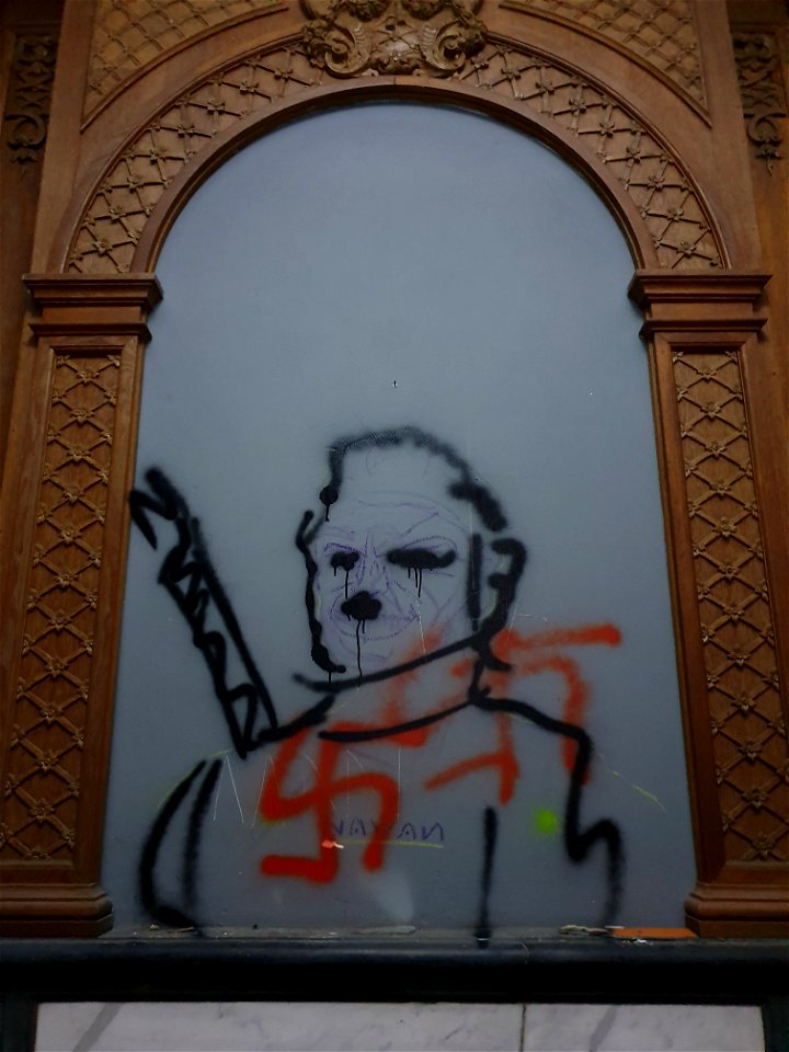 Urbex Kasteel en klooster St. Anna te Heel, tekening van NAWAN verpest