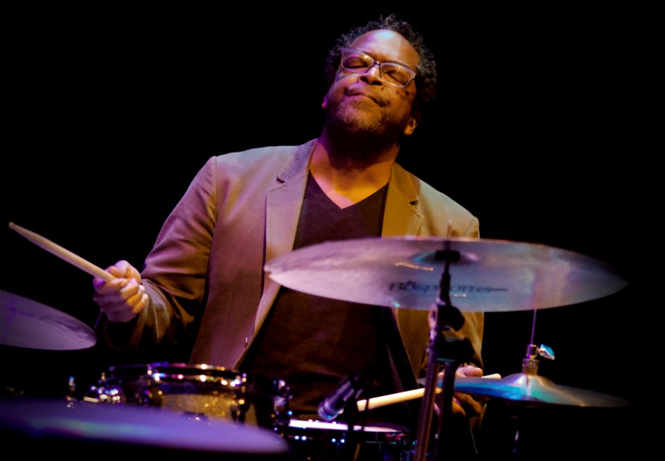 Tomasz Stańko Quartet 16 maart 2014 Lantaren Venster Rotterdam - Gerald Cleaver