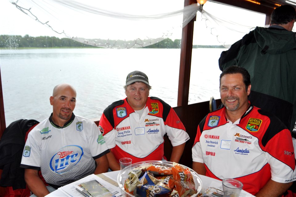 MN Bass Federation representatives. USFWS Photo.