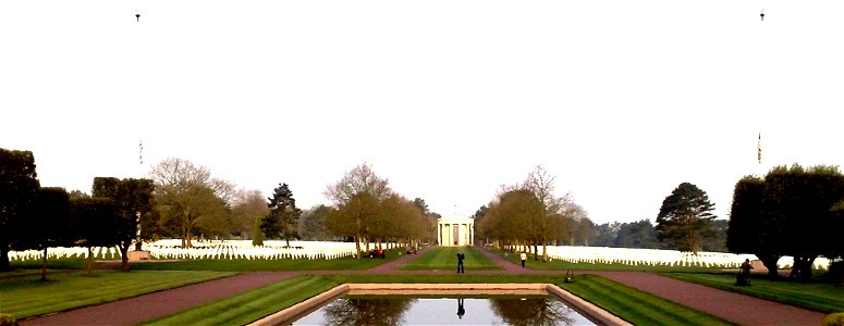 Cimetiere Americain, The Normandy American Cemetery and Memorial , Omaha Beach , Colleville-sur-Mer , Normandy , France