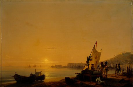 Ivan Aivazovski (1817–1900): The Bay of Naples / Napolinlahti / Neapelbukten photo