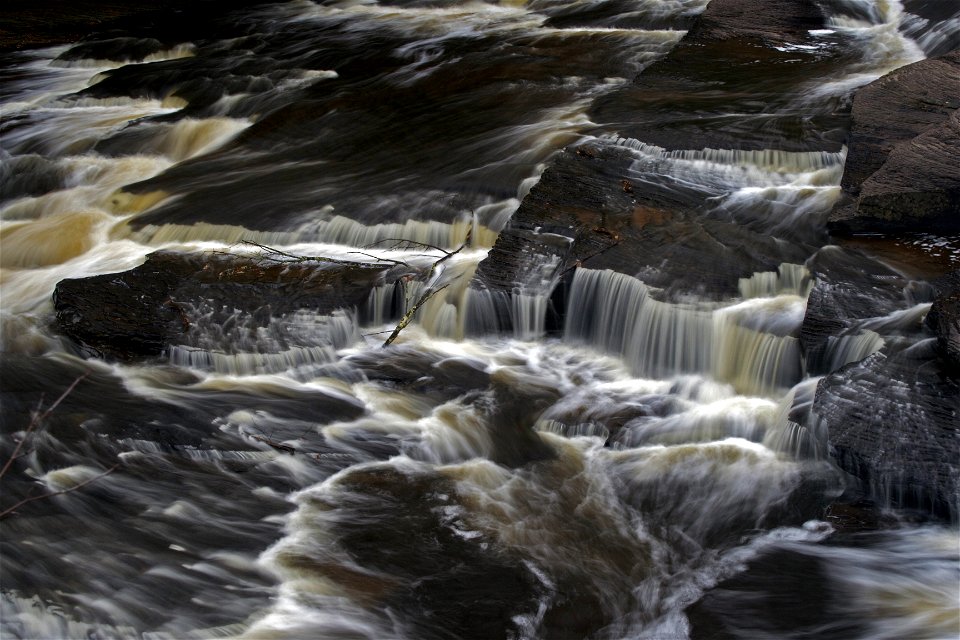 The Presque Isle River, Michigan. photo