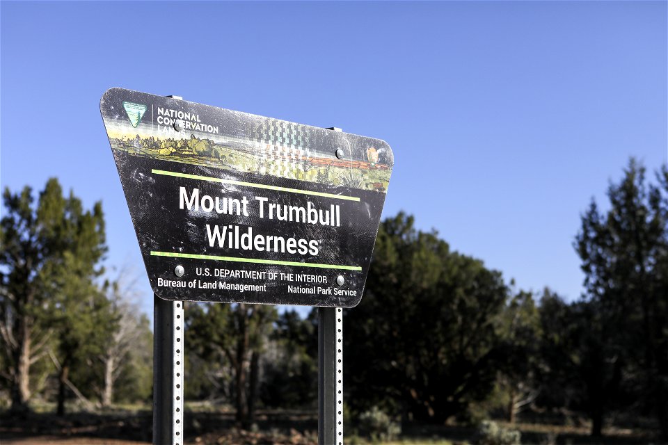 MAY 17: Sign for Mount Trumbull Wilderness