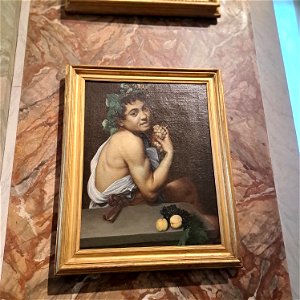 Young Sick Bacchus Caravaggio Villa Borghese Gallary Rome Italy