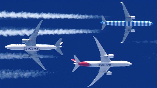 Passengers in one direction, cargo in the opposite: