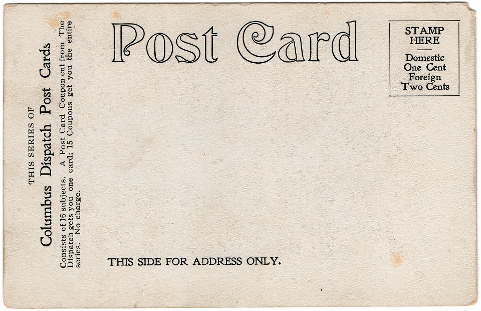 Back of Heart of Columbus business section, Columbus, Ohio (1900s)