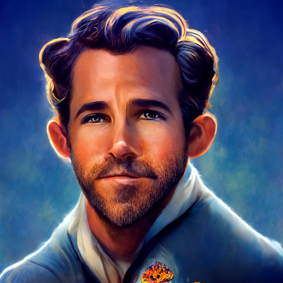 'Ryan Renolds as a Disney Prince'