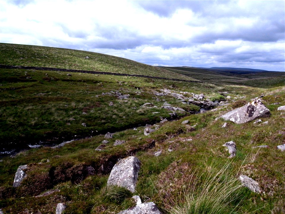 Dartmoor, Whiteworks / Fox Tor Mires ,  Hexworthy Dam in distance