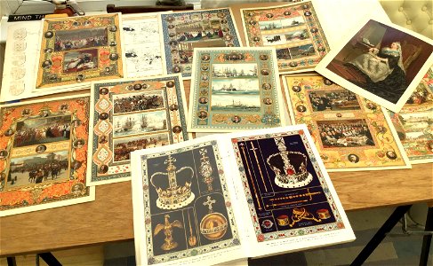 Antiques Stall Preparation The Illustrated London News 1897 Queen Victoria's Diamond Jubilee Colour Plates