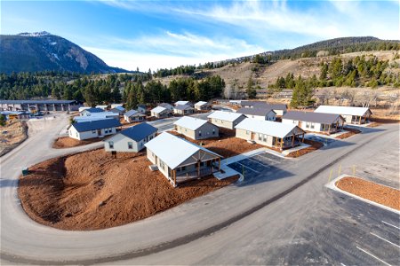 YACC Camp Housing Project: construction complete photo