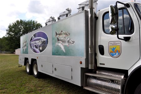 Fish transport trailer. USFWS Photo.