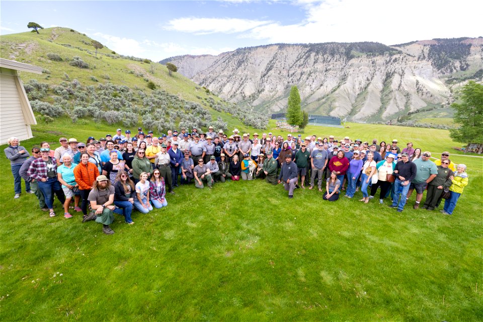 Yellowstone flood event 2022: NPS Director Chuck Sams at Mammoth employee meeting