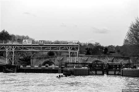 East Farleigh River Medway photo