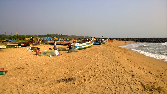 Serenity beach. Pondichery