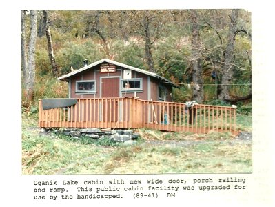 (1989) Uganik Lake Cabin photo