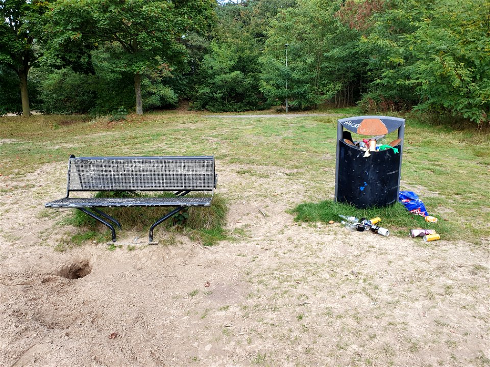 stilleven door menselijk leven