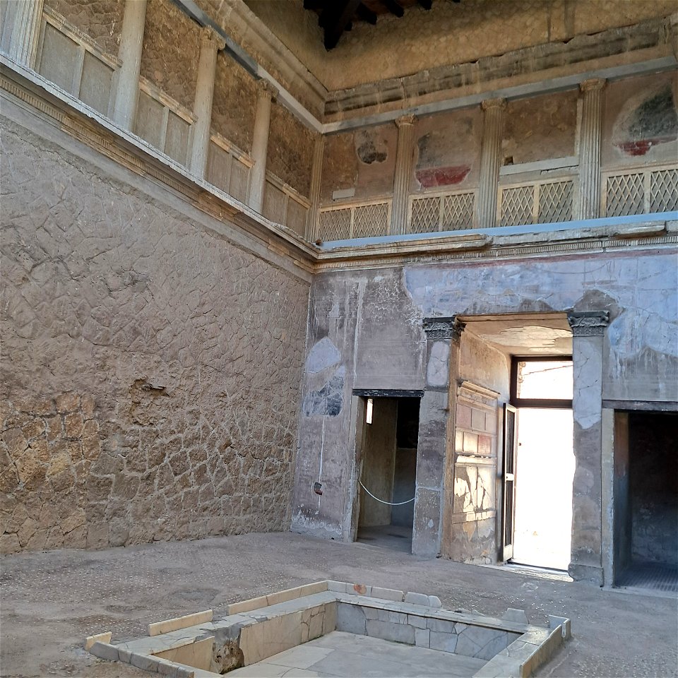 Samnite House the oldest built in 2nd century BC  Herculaneum Italy