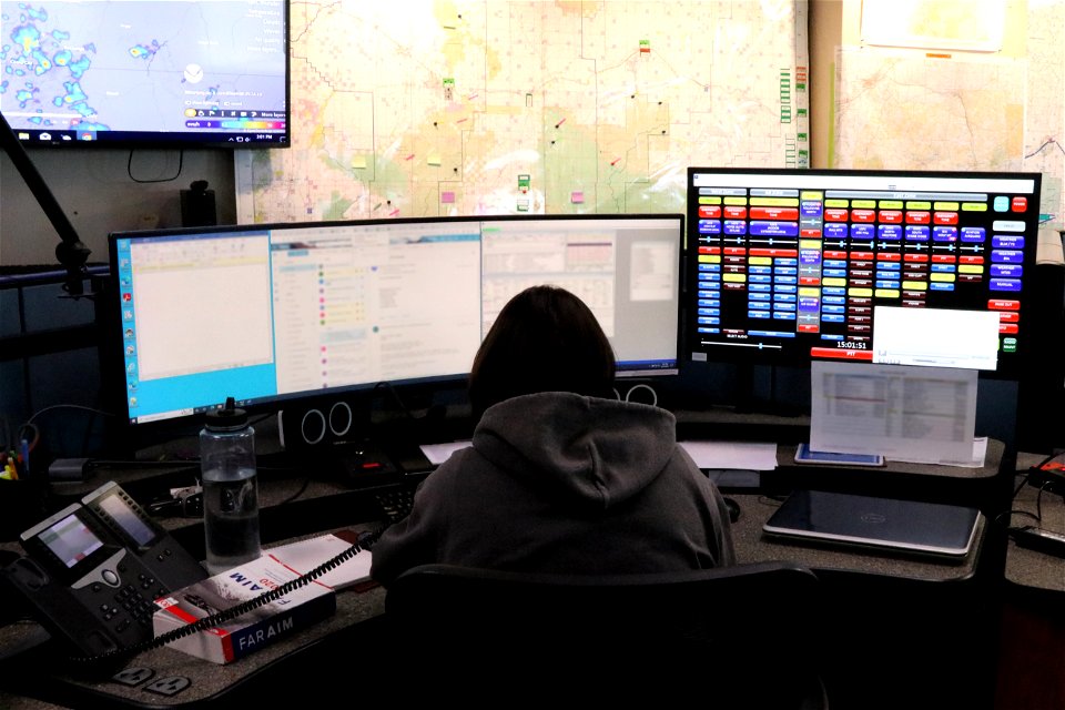 Interagency Fire Dispatch Center in Billings, Montana