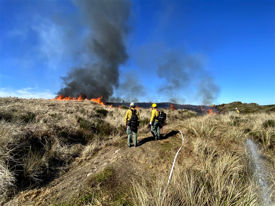 Siuslaw Oregon Dunes Prescribed Burn 2022