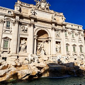 Trevi Fountain Rome Italy photo