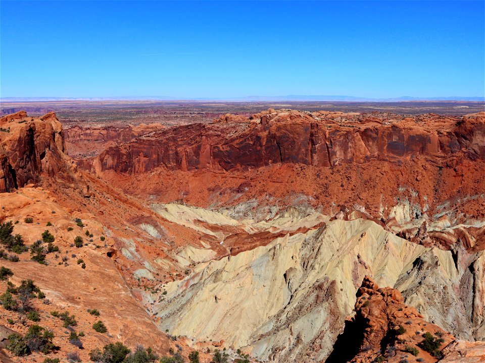 Upheaval Dome at Canyonlands NP in UT photo