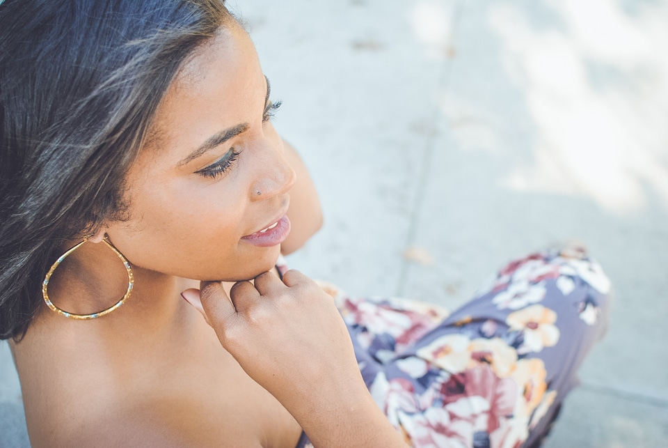 Women posing smiling