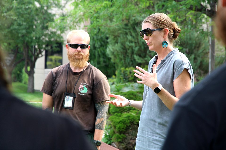 Jackson Hotshots Visit NIFC
