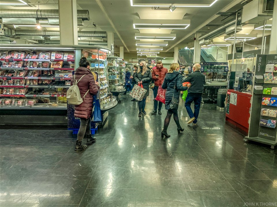 Marks & Spencer Week Street Maidstone. Store, Cafe, & Food Hall. Closing Down January 2022. Set of 8 Photos for memories.