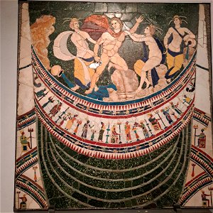 Marble Inlay with Egyptian Motif Palazzo Massimo Rome Italy