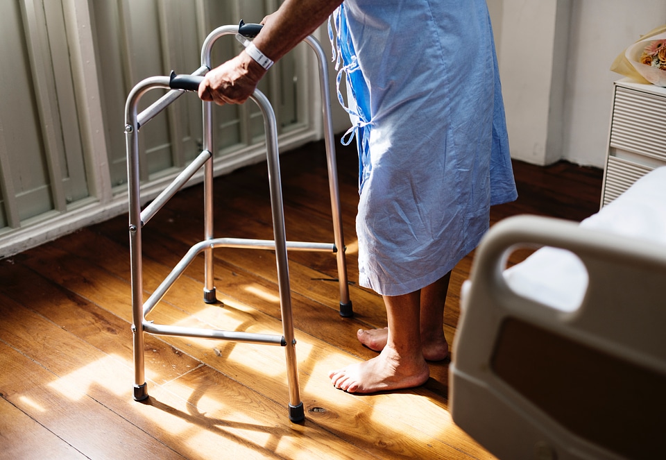 Eldery male standing