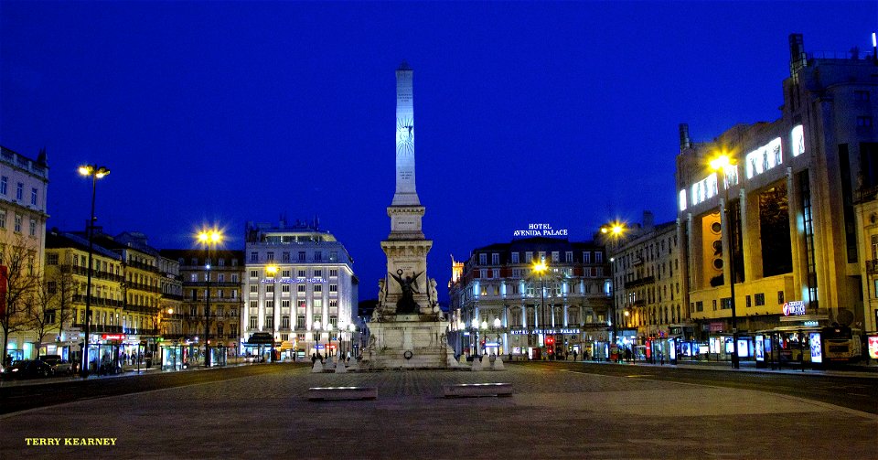 Restauradores Square Lisbon