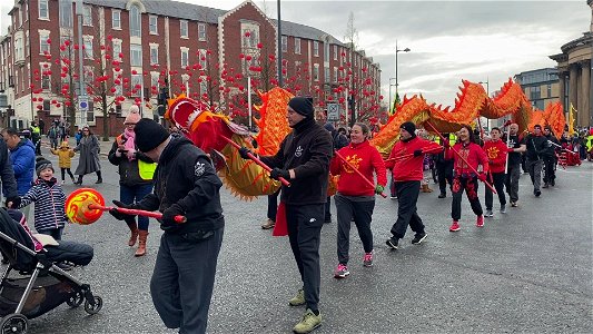 Kung hei fat choy Happy New Year from Liverpool photo