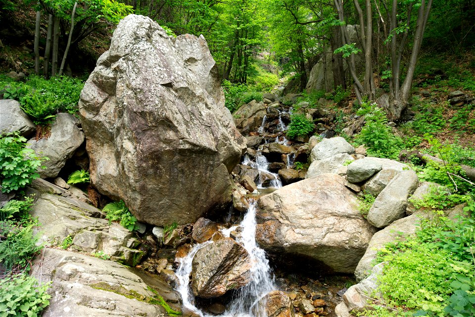 Mountain river scene