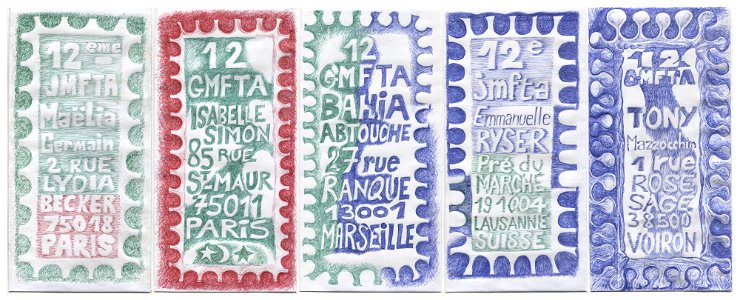 12e journée mondiale du faux timbre d'artiste (2) photo