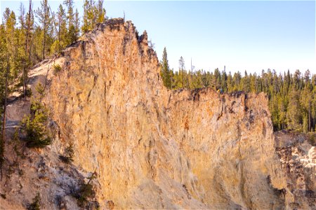 High-angle search & rescue training in Canyon: ascending out of the canyon photo