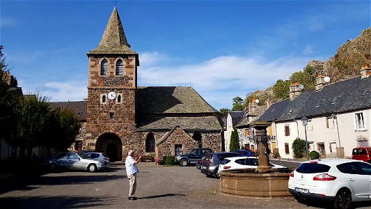 Eglise d'Apchon. Cantal.
