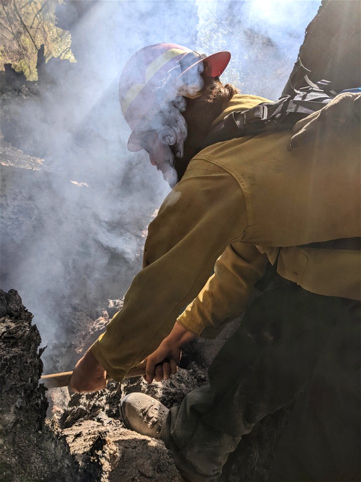 Mop-up Potter Fire 220908