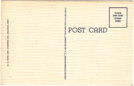 Back of U.S. Post Office, Columbus, Ohio (Date Unknown)