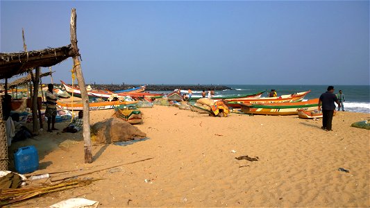 Serenity beach. Pondichery