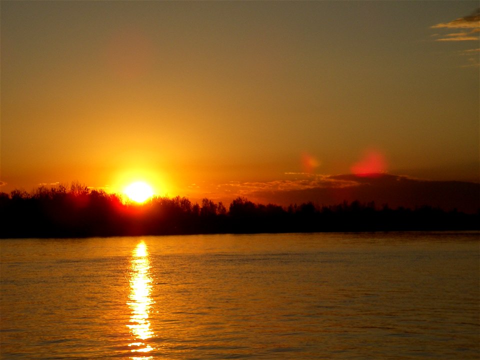 Missouri River Sunset photo