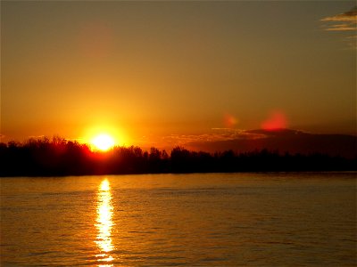 Missouri River Sunset photo